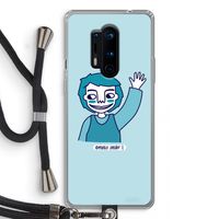 Zwaai: OnePlus 8 Pro Transparant Hoesje met koord
