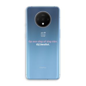 gij beslist: OnePlus 7T Transparant Hoesje