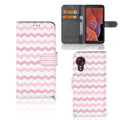 Samsung Galaxy Xcover 5 | Telefoon Hoesje | Waves Roze