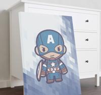 Canvas schilderij baby Captain America Canvas schilderij baby Captain America