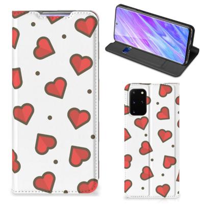 Samsung Galaxy S20 Plus | Hoesje met Magneet | Hearts