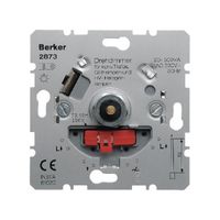 Berker dimmer met draai aan/uit voor gloei-halogeenlampen