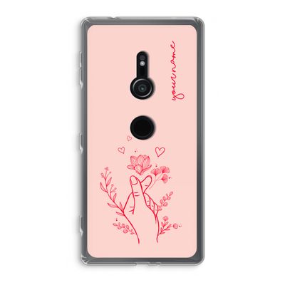 Giving Flowers: Sony Xperia XZ2 Transparant Hoesje