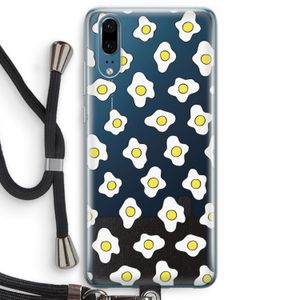 Spiegeleitjes: Huawei P20 Transparant Hoesje met koord
