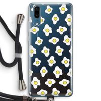 Spiegeleitjes: Huawei P20 Transparant Hoesje met koord