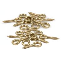 Deltafix Schroefogen - 20x - verzinkt metaal - 16 x 6 mm - ijzerwaren