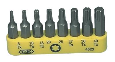 C.K. C. k. ck-4523 8-delige torx bitset