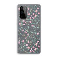 Sierlijke bloemen: OnePlus 9 Pro Transparant Hoesje