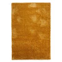 Tapeso Hoogpolig vloerkleed velvet - Posh goud - 120x180 cm