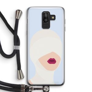 Incognito: Samsung Galaxy J8 (2018) Transparant Hoesje met koord