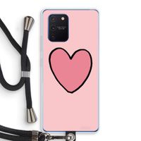 Hartje: Samsung Galaxy Note 10 Lite Transparant Hoesje met koord