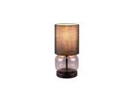Trio Zwarte tafellampElio met smoke glas - 517800154