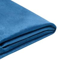 Beliani - FITOU - Bekleding bed - Donkerblauw - 140 x 200 cm - Fluweel