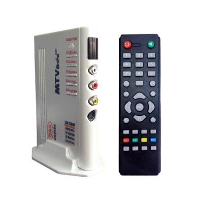 1920x1200 HD LCD TV-Box with Remote Control TV (PAL-BG+PAL-DK) Silver(Silver)