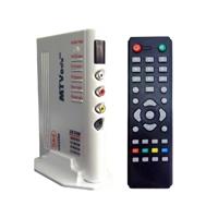 1920x1200 HD LCD TV-Box with Remote Control TV (PAL-BG+PAL-DK) Silver(Silver)