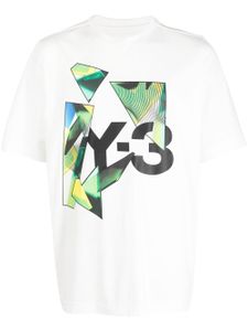 Y-3 t-shirt à logo imprimé - Blanc