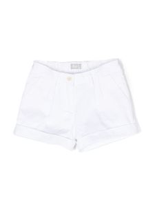 Il Gufo short chino à ourlet retroussé - Blanc