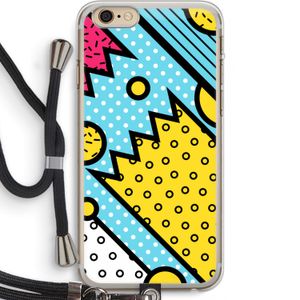 Pop Art #1: iPhone 6 PLUS / 6S PLUS Transparant Hoesje met koord