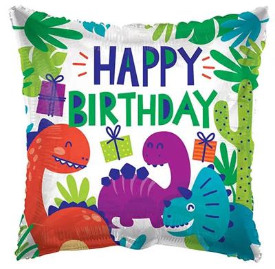 Ballon Happy Birthday Dino | Luxe cadeaus voor elk moment