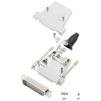 encitech DTSL37-LJSRG-T-DBP-W-K 6355-8040-04 D-sub male connectorset 180 ° Aantal polen: 37 Soldeerkelk 1 stuk(s)