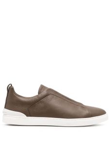 Zegna baskets Triple Stitch - Marron