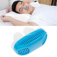 2 in 1 ABS silicone Anti Snurk Luchtreiniger (blauw)