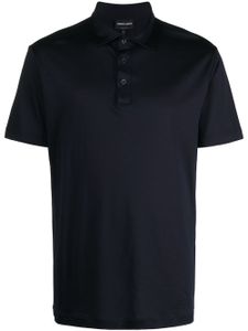 Giorgio Armani polo à manches courtes - Bleu