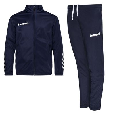 Hummel Promo Trainingspak - Navy Kinderen Hummel Promo Trainingspak - Navy Kinderen