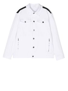 Balmain Kids veste à logo imprimé - Blanc