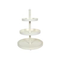 Cookinglife Etagère 3-Laags 25x35 cm Metaal/Wit