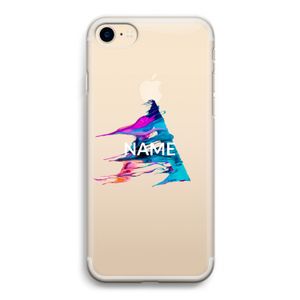 Abstract Spectrum: iPhone 7 Transparant Hoesje