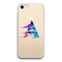 Abstract Spectrum: iPhone 7 Transparant Hoesje