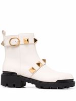 Valentino Garavani bottines Roman Stud 40 mm - Tons neutres Valentino Garavani bottines Roman Stud 40 mm - Tons neutres
