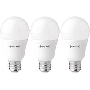 LightMe LM85918 LED-lamp Energielabel F (A - G) E27 Peer 11 W = 75 W Warmwit (Ø x l) 60 mm x 117 mm 3 stuk(s)