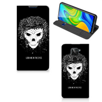 Mobiel BookCase Xiaomi Redmi Note 9 Skull Hair - thumbnail