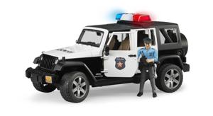 bruder Jeep Wrangler Unlimited Rubicon politieauto met politieagent modelvoertuig 02526