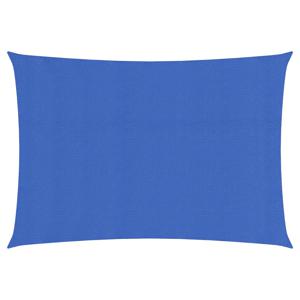 Zonnezeil rechthoekig 160 g/m 2,5x5 m HDPE blauw