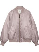 ANINE BING veste bomber Leon à fermeture zippée - Rose