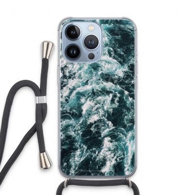 Zee golf: iPhone 13 Pro Transparant Hoesje met koord