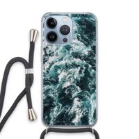 Zee golf: iPhone 13 Pro Transparant Hoesje met koord