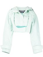 Jacquemus veste crop en coton mélangés - Vert