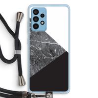 Combinatie marmer: Samsung Galaxy A52 Transparant Hoesje met koord