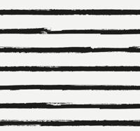 Streepjes behang Minimalistische zwarte strepen Streepjes behang Minimalistische zwarte strepen