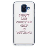 Christian Grey: Samsung Galaxy A6 (2018) Transparant Hoesje