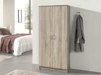 Kast RAYMOON 2 deuren 80 cm (linnenkast) sonoma