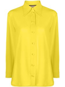 Gucci chemise à col pointu - Jaune