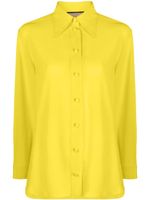 Gucci chemise à col pointu - Jaune