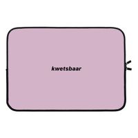 kwetsbaar: Laptop sleeve 13 inch