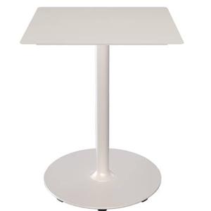 Houe Pico tuintafel 60x60 Muted white, rond onderstel