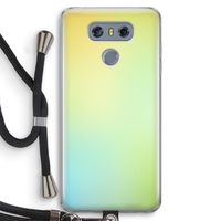 Minty mist pastel: LG G6 Transparant Hoesje met koord